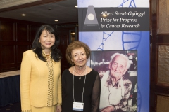 NFCR President Dr. Sujuan Ba and loyal donor, Mrs. Betty Locke, who traveled from California to attend the special gathering