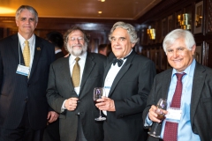 Drs. Jensen, Ravetch, Croce and Tsichlis enjoying the reception