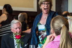 Loyal NFCR supporters share a light-hearted moment