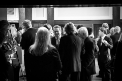 Lively cocktail reception
