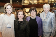 NFCR’s Elaine Currie with supporters Stefanie Smith and Harriet Neschek, along with NFCR-funded scientist Dr. Susan Horwitz