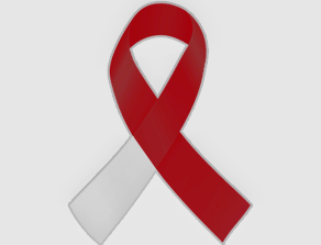 Burgundy Ivory Head and Neck Cancer Ribbon