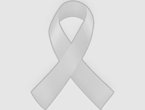 White Lung Cancer Ribbon