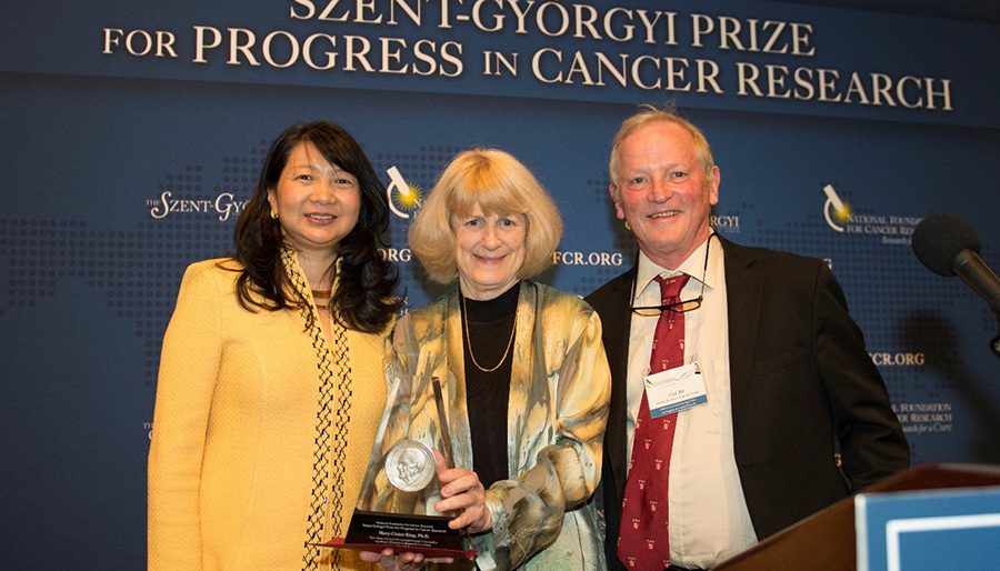 Mary-Claire King with Szent-Györgyi Prize