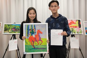 Youth Art Bridge led by Tina Zhang