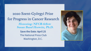 2020 Szent-Györgyi Prize for Progress in Cancer Research Invite