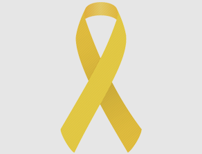 Gold Childhood Cancer Ribbon