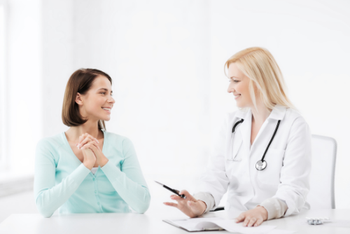 Doctor and Patient Discuss Treatment
