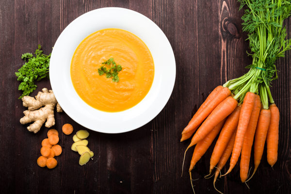 Anti Cancer Carrots and Ginger Soup