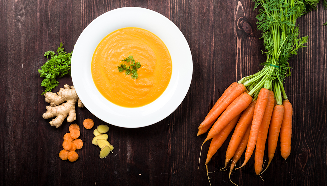 Anti Cancer Carrots and Ginger Soup