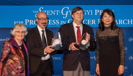2021 szent-gyorgyi Prize Winners with Trophies