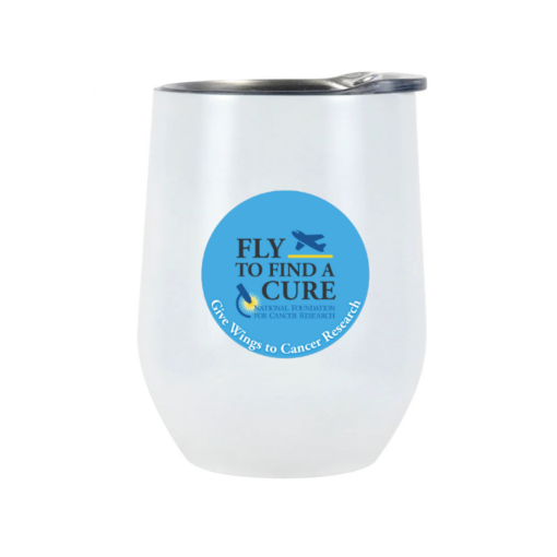 Fly to Find a Cure Travel Wine Tumbler