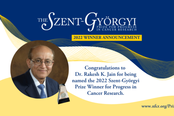Rakesh K. Jain Szent-Gyorgyi Prize