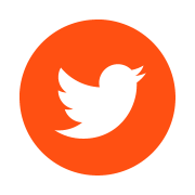orange Twitter icon