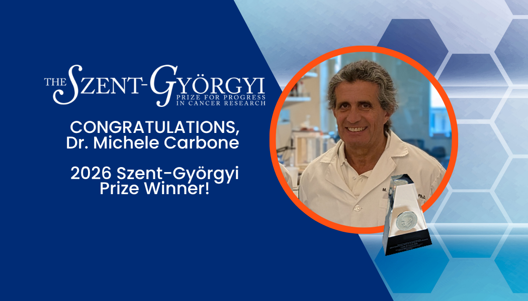 2026 Prize Winner Michele Carbone