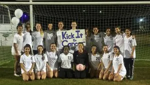 Valley Christian Girl's Soccer Kick it To Cancer